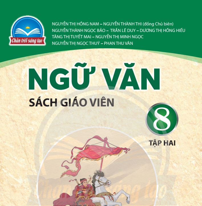 SÁCH GIÁO VIÊN NGỮ VĂN 8 TẬP 2 CHÂN TRỜI SÁNG TẠO- Miễn phí